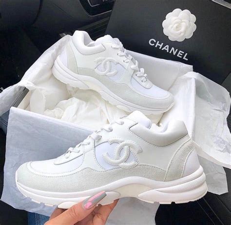 chanel white sneakers women